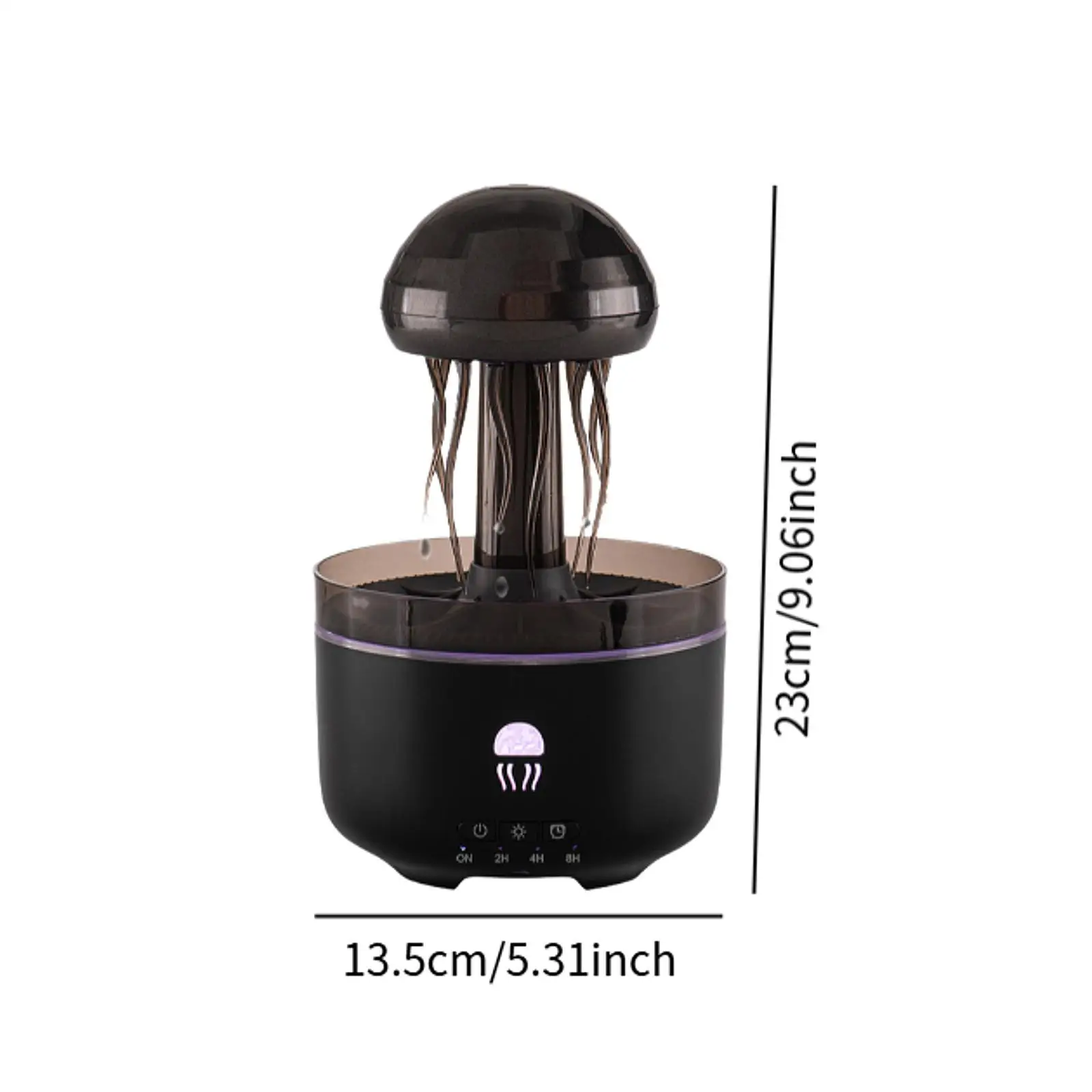 Umidificador de ar com grande abertura, tanque de água com luz noturna, difusor de névoa multiuso, umidificador para quarto, academia, spa, sala de dormir