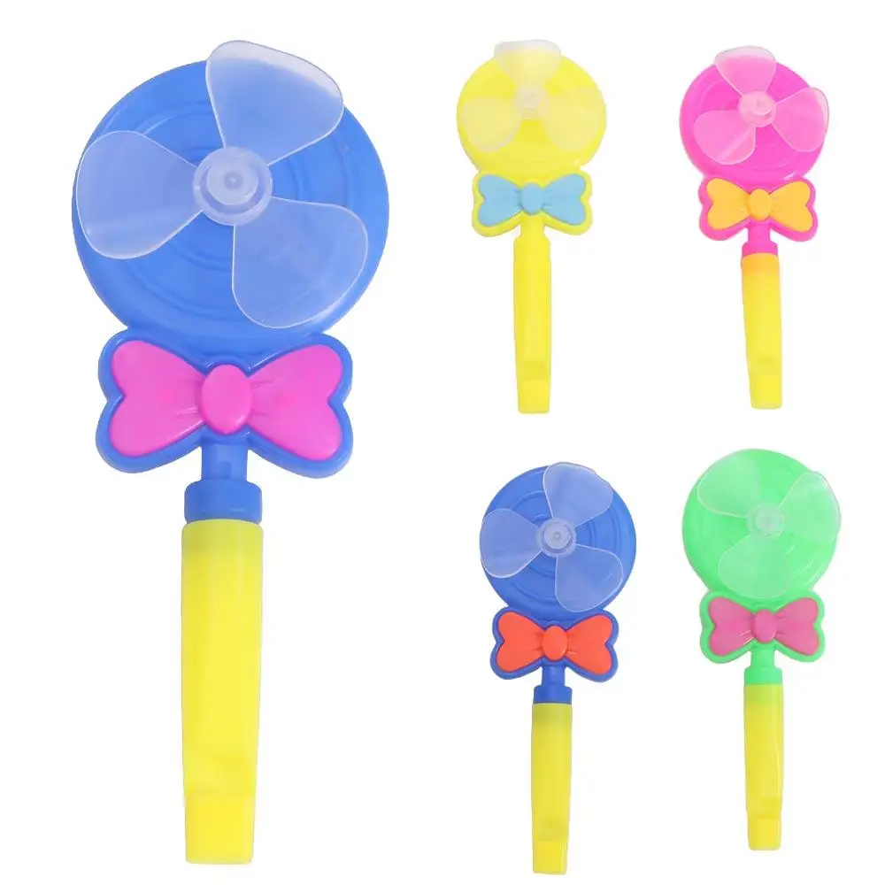 

Colorful Lollipop Whistle Windmill Toys Hanheld Plastic Candy Color Whistle Windmill Cute Random Color Colorful Whistle Windmill