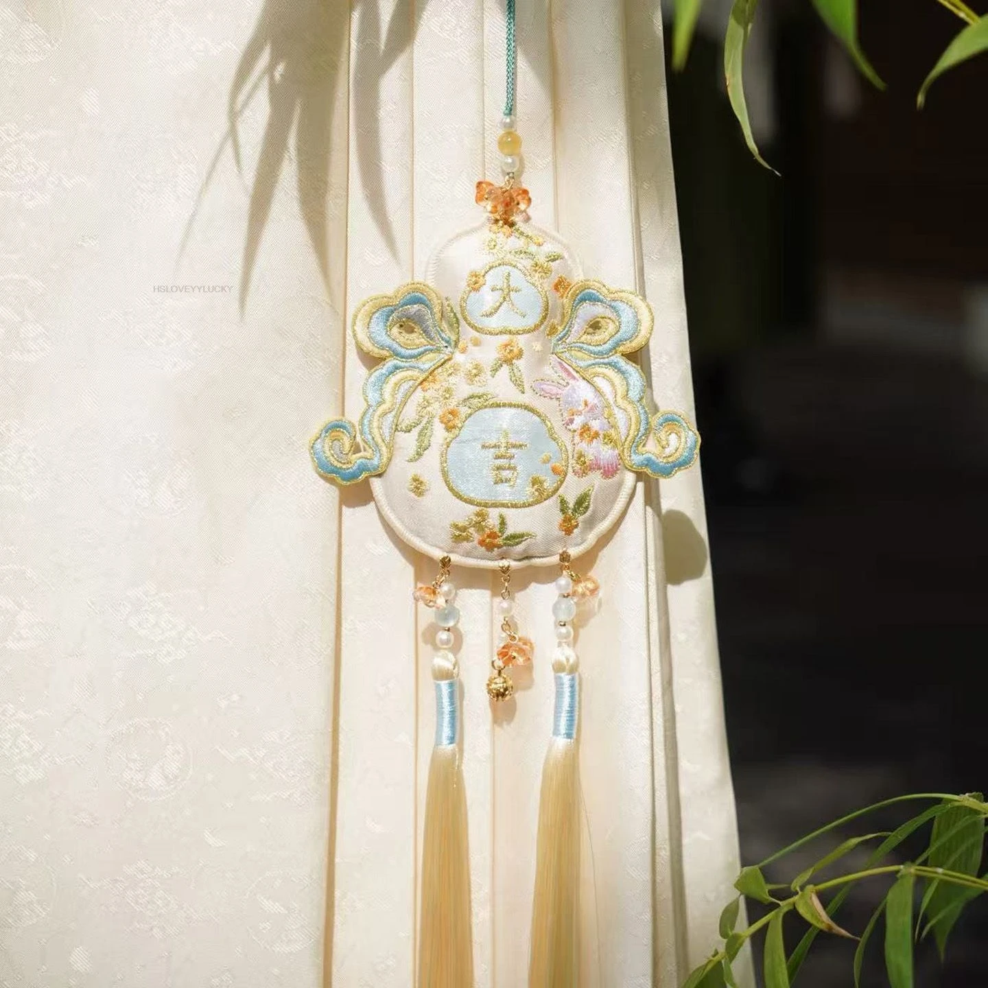 Embroidered Gourd Pouch Ancient Style Pendant For Hanging Chinese Hanfu  Chinese Retro Elegant Hanfu Accessories Ancient Gift