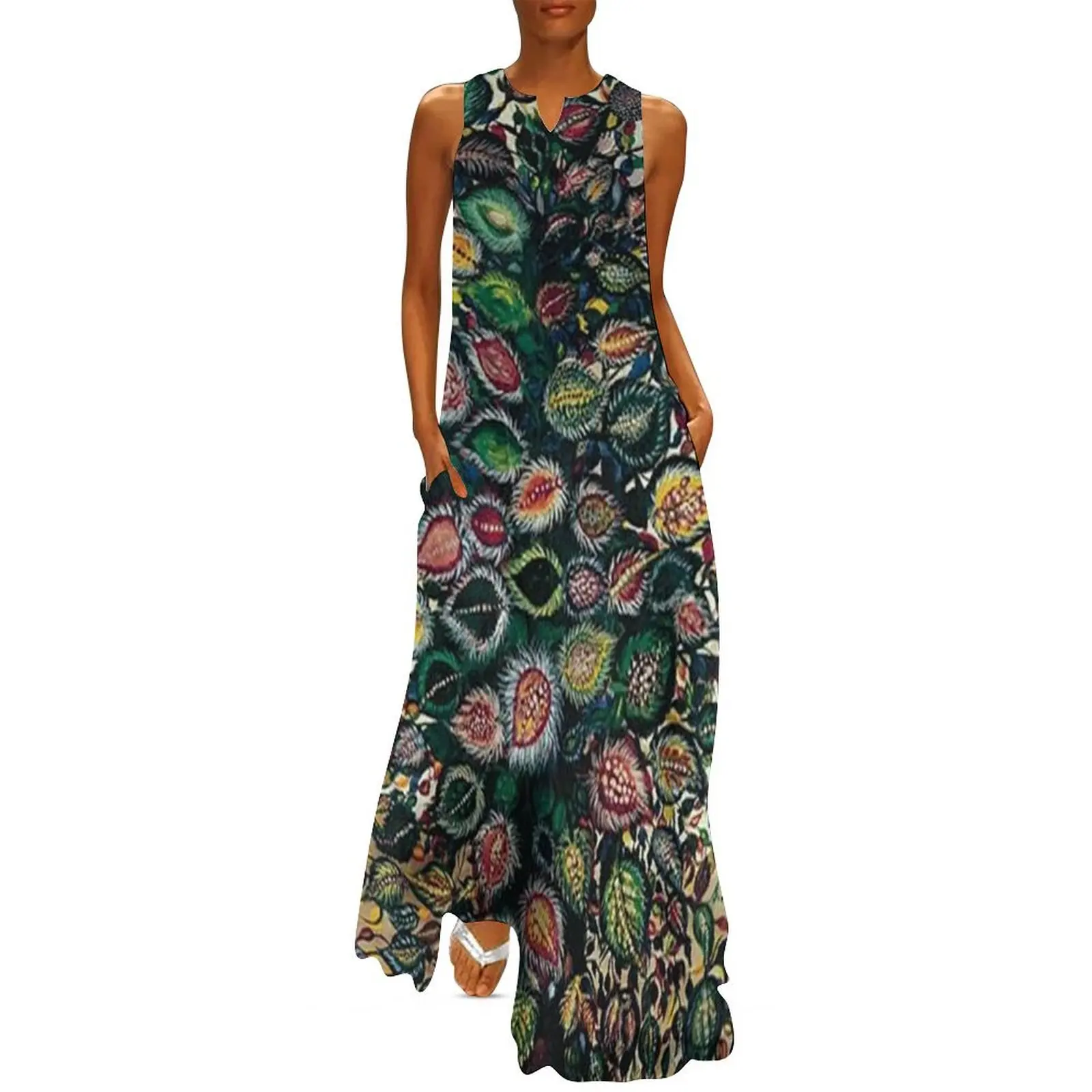 Feuilles - Seraphine Louis - Favourite Artists Collection Long Dress dresses for official occasions summer dress Dress