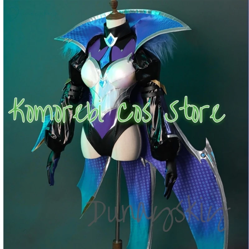 Game LOL Battle Bat Xayah Cosplay Costume Uniform Coat Cloak Hat Gloves Women Halloween Party Carnival Role Play Outfits