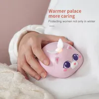 Electric Hand Warmer 2 In 1 USB Rechargeable Pocket Hand Heater 3000mAh Mobile Power Bank Winter Quick Heating Handwarmers