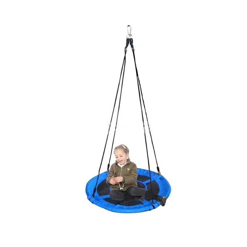 Crianças redondo ninho balanço interior e exterior cabide net corda stut balanço brinquedos do bebê diversão ao ar livre & esportes brinquedo balanços