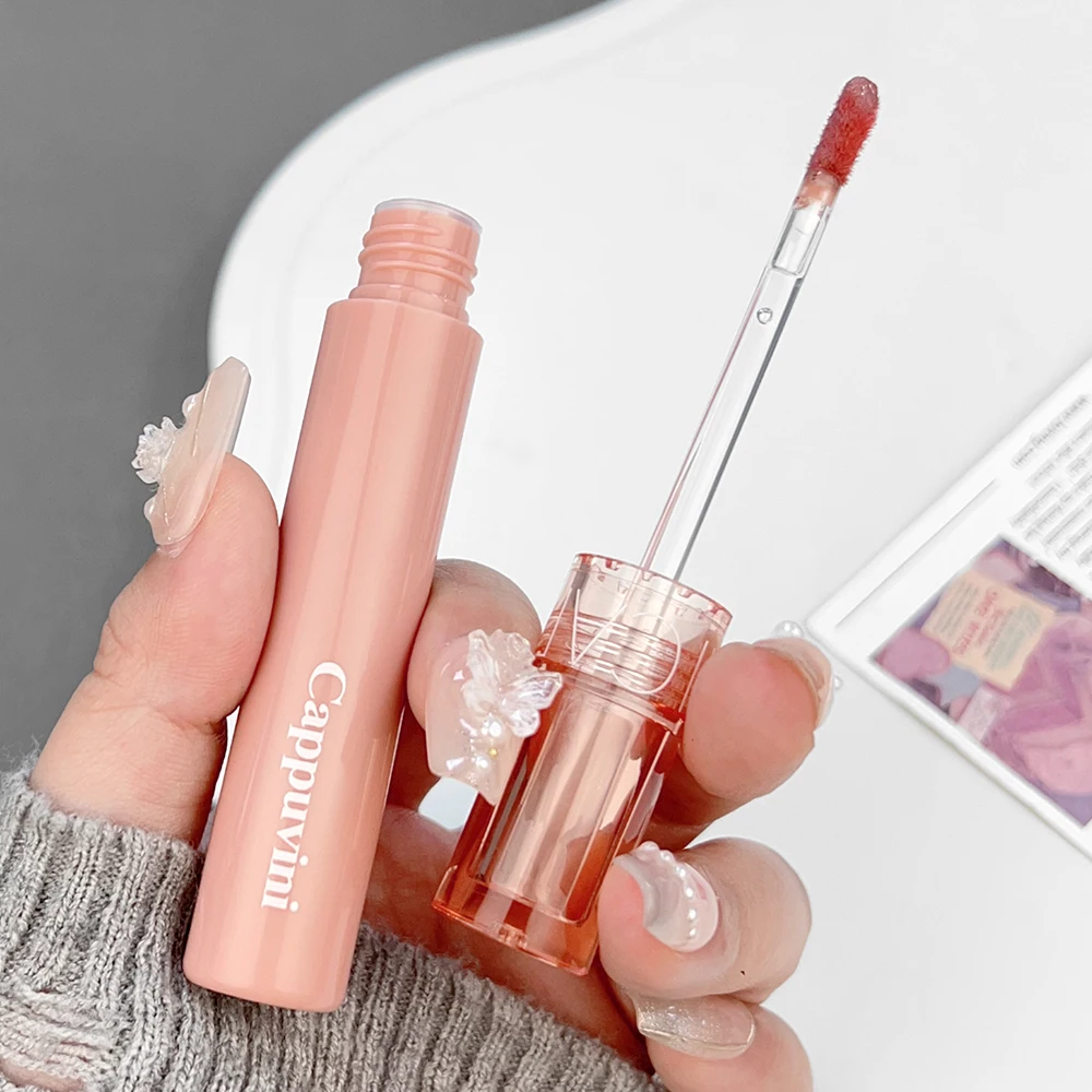 Plumping Jelly Lip Gloss Wodoodporny Trwały Nawilżający Szklany Lustrzany Szminka Przezroczysty Czerwony Błyszczyk Koreański Makijaż Kosmetyczny