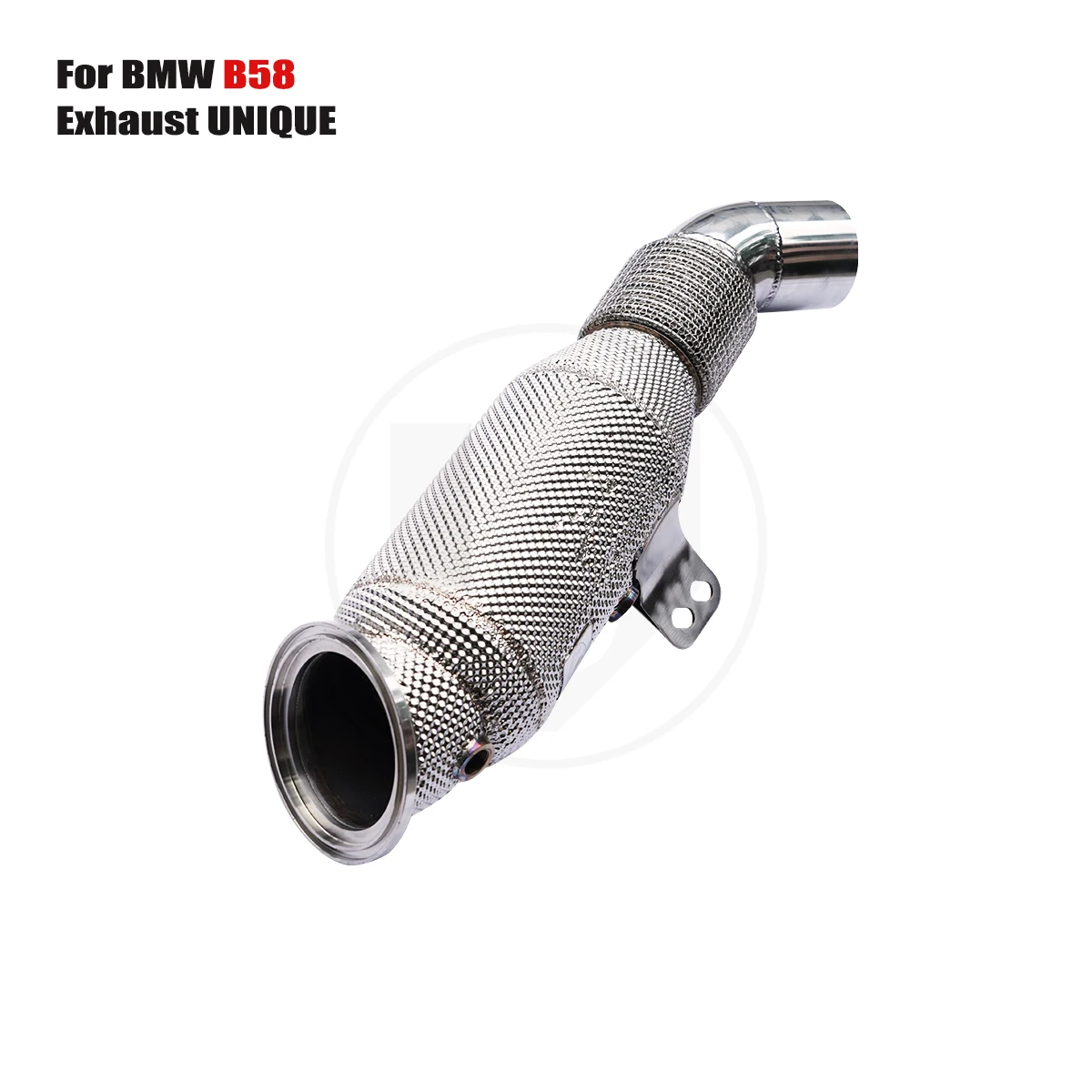 UNIQUE For Bmw B58 With insulator downpipe With cat/without cat exhaust pipe