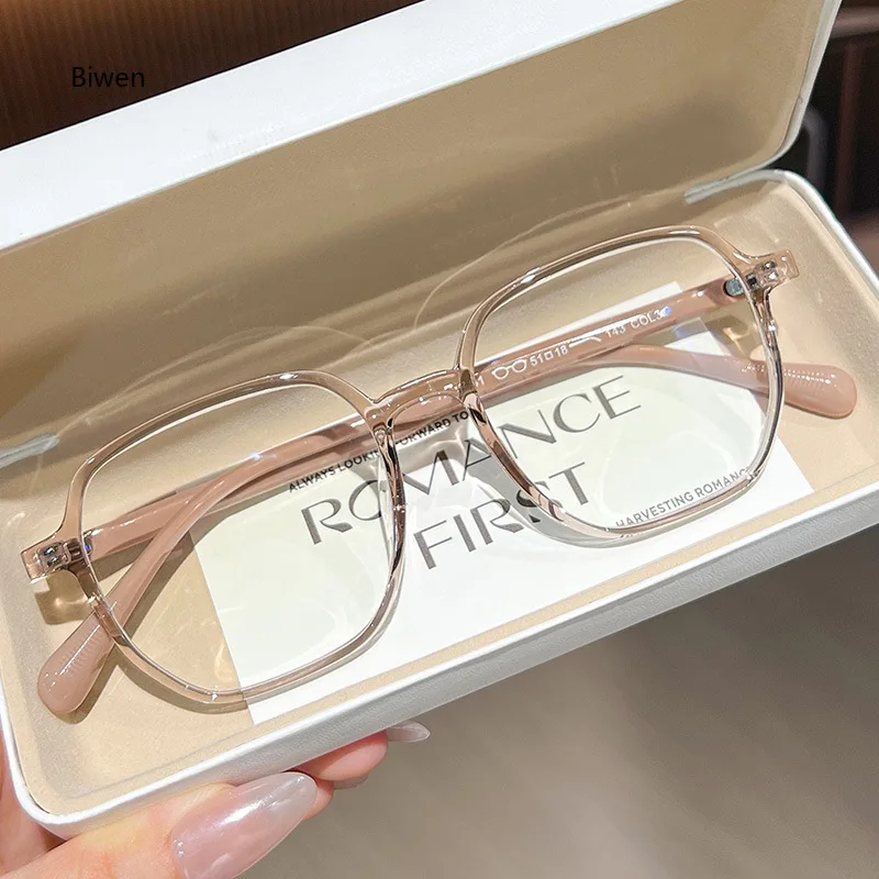 

Vintage Square Frame Anti-Blue Light Blocking Computer Glasses TR90 For Women Men Gaming Eyewear with Anti-Eyestrain Features