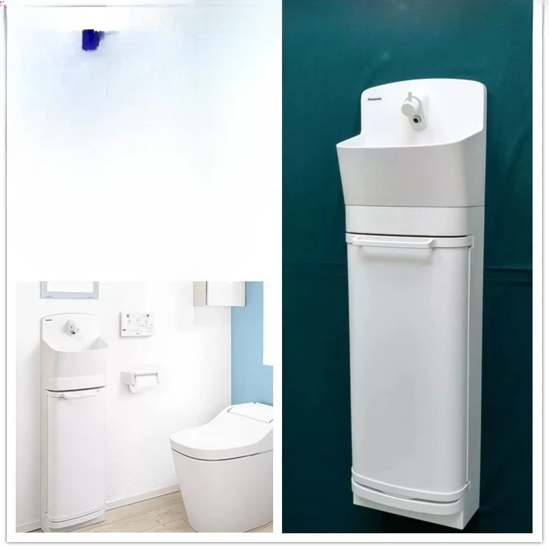 wash basin bathroom cabinet integrated + single cold faucet