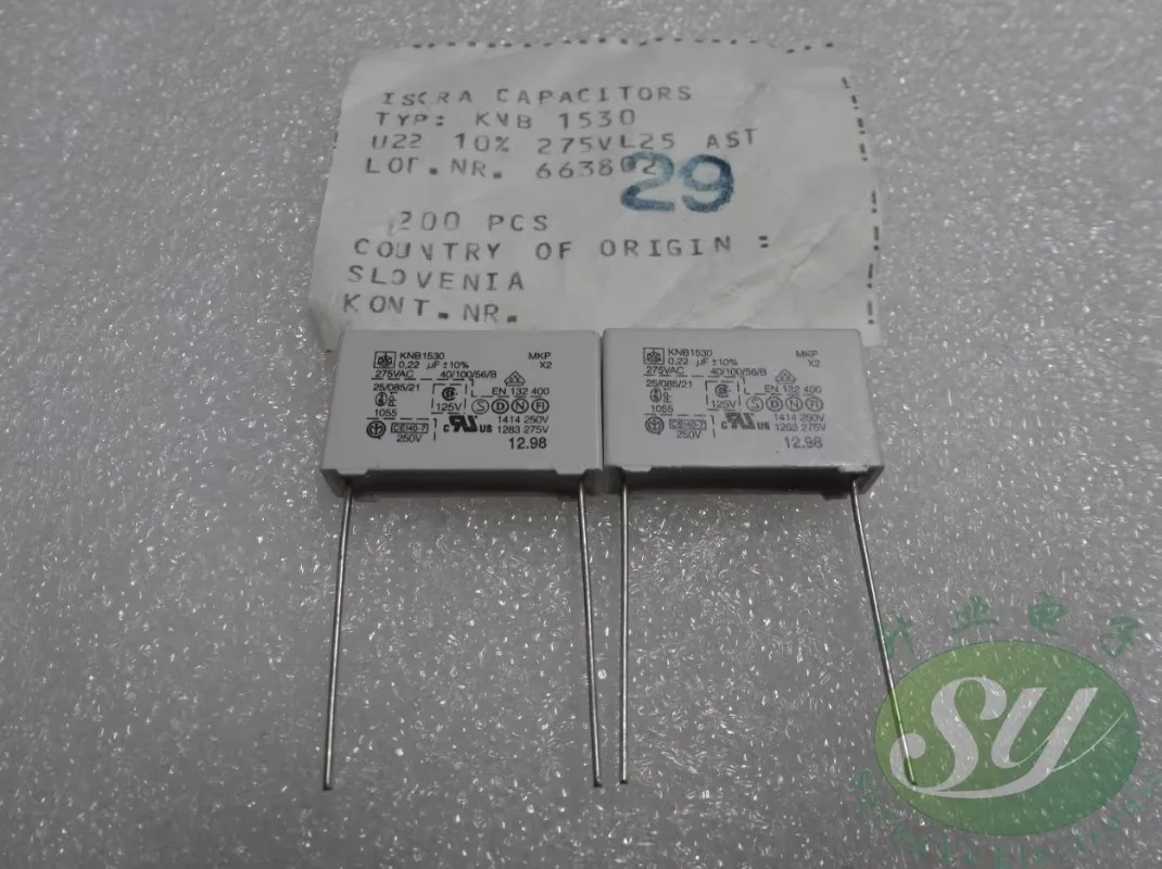 

5PCS KNB1530 0.22uf/275vAC 220nf u22 224 New film capacitor 22MM