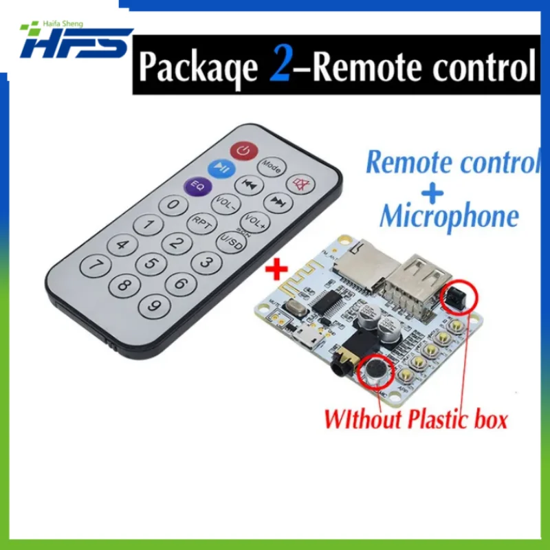 Wireless Stereo Music Module, Bluetooth Audio Receiver Board, USB TF Card Slot, Preamp Output, 5V, V5.0, V4.2