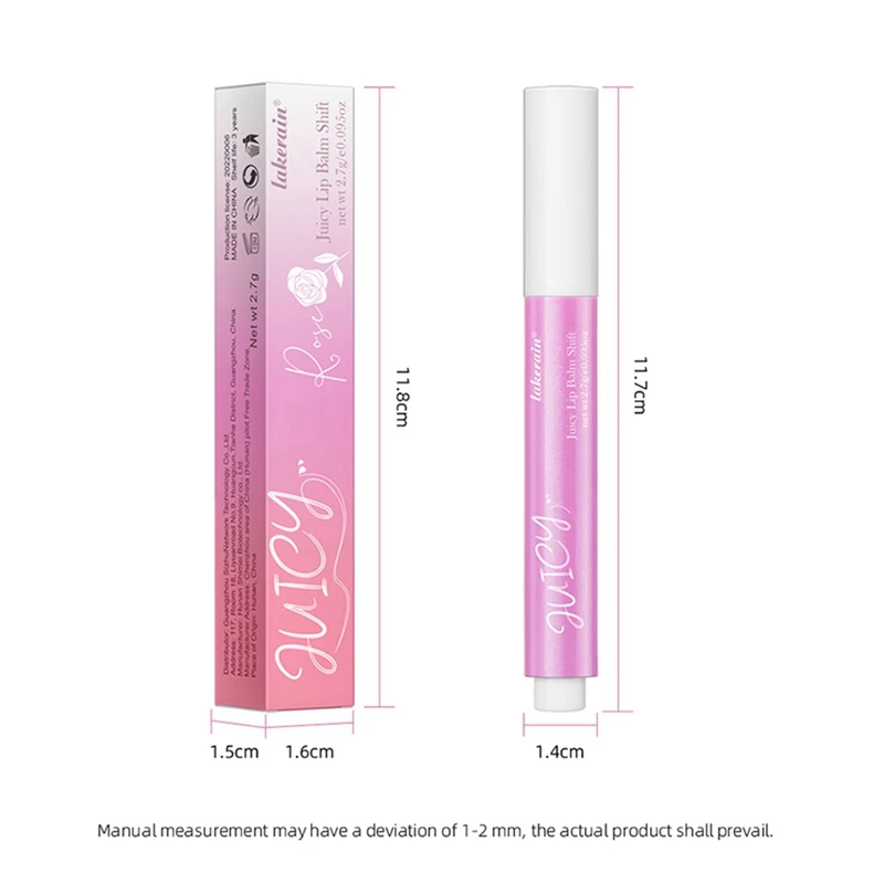 Laker ain Kristall gelee Lippenstift feuchtigkeit spendend lang anhaltende nahrhafte Balsam magische Farbänderung Lip gloss