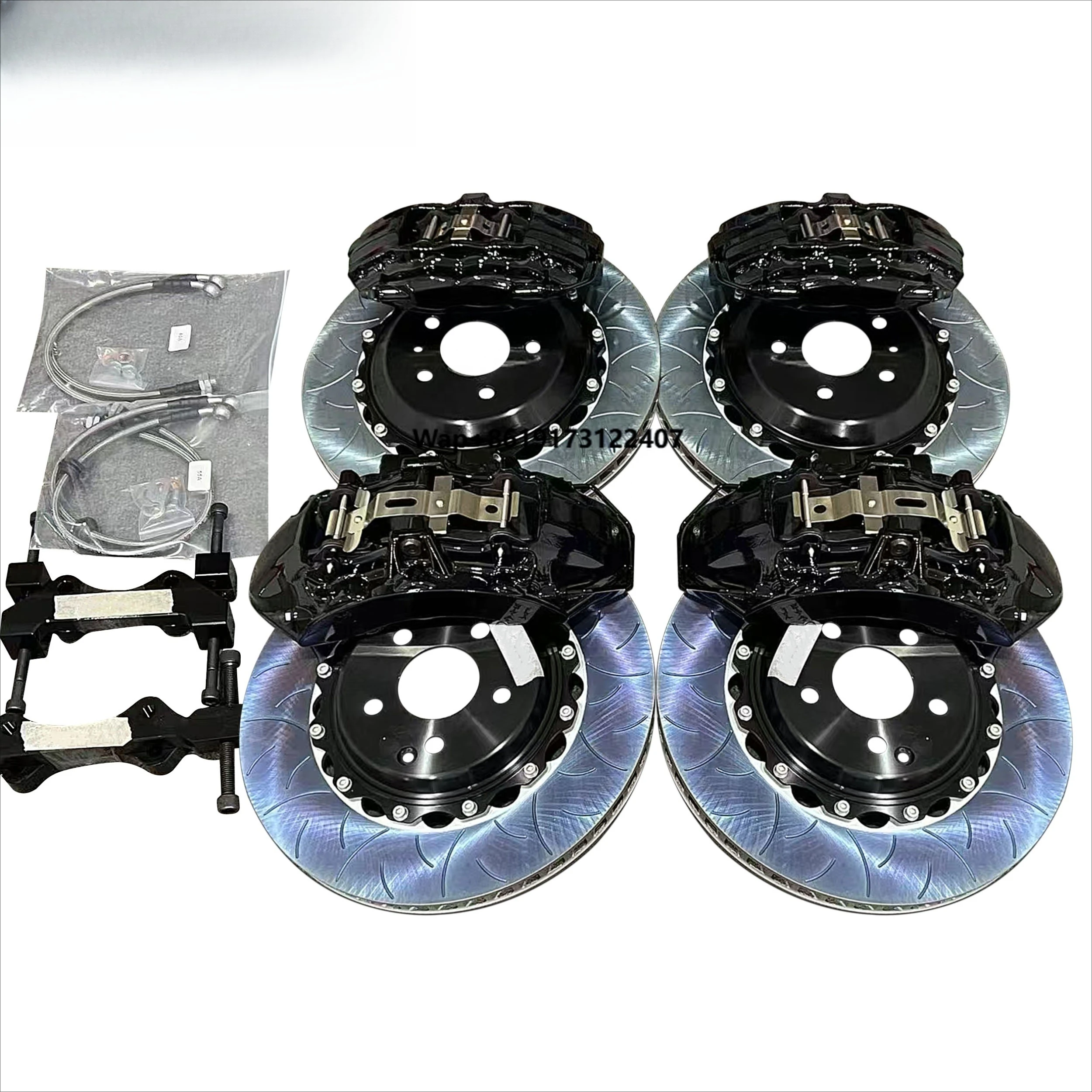 For 6 8 10 Piston Complete Break Pads Big Brake Kit HT250/G3000/G3500 for A6 C7 Rs6 2011 420MM 1 Year Warranty