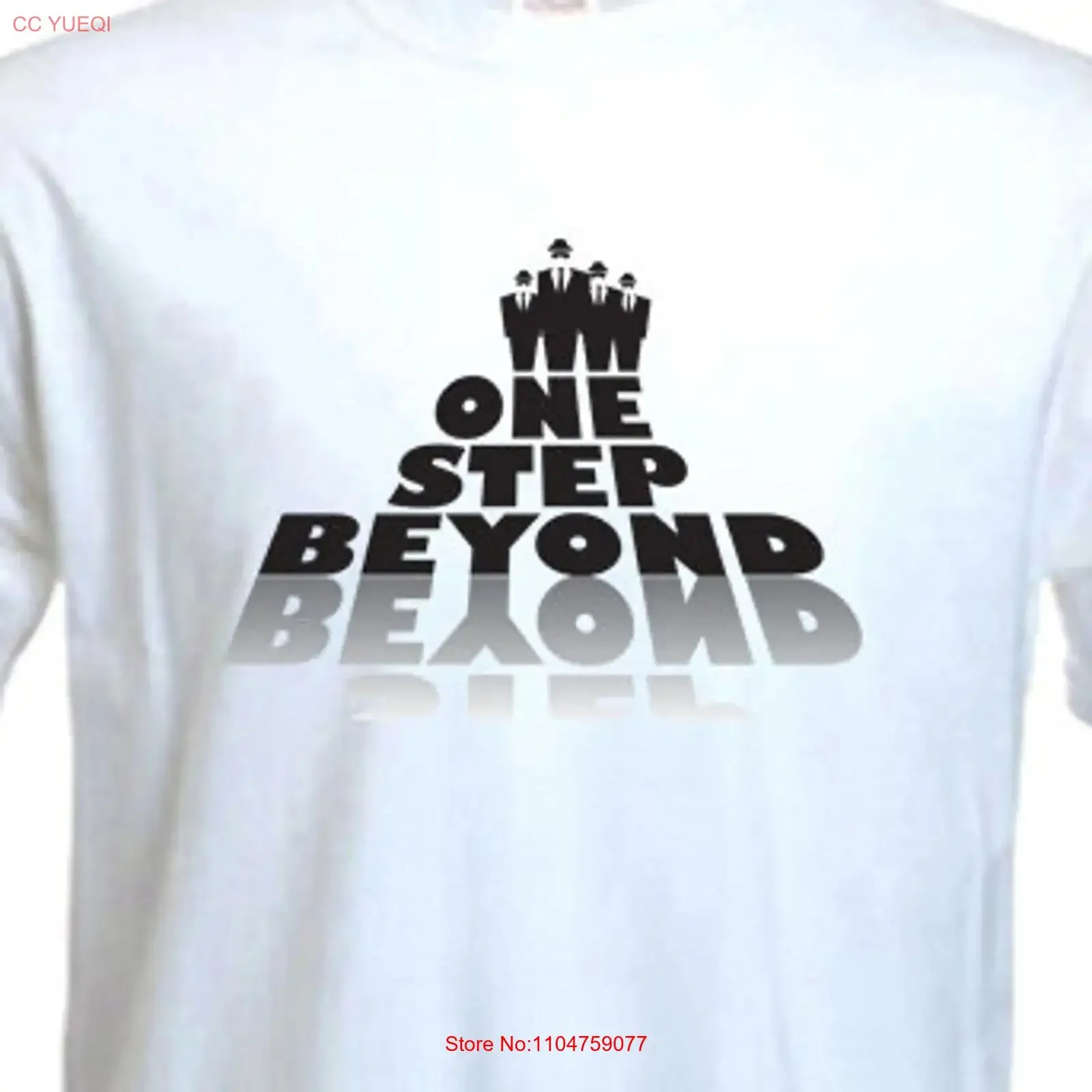 One Step Beyond Men's T Shirt Madness Ska Reggae The Specials vintage Washed homme Stretched Comfortable Breathable streetwear