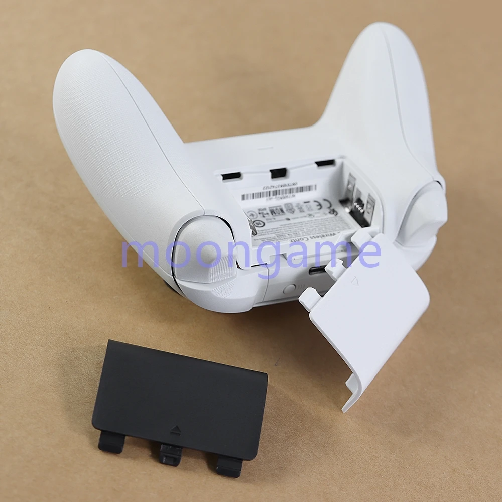 2 قطعة لسلسلة Xbox X/S وحدة تحكم لاسلكية البلاستيك البطارية قذيفة غطاء الغطاء الخلفي استبدال غطاء باب الإسكان #6