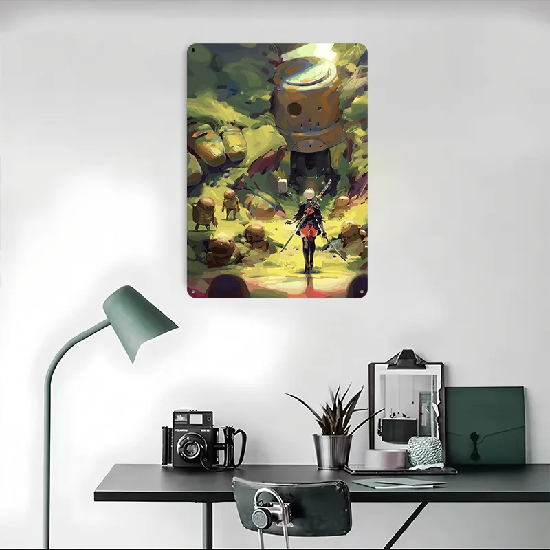 Nier Automata: 2B na Floresta  - Desk Setup Art avaliação e preço