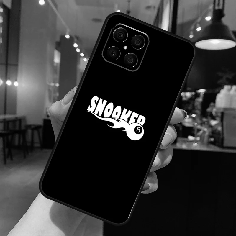 Bilhar snooker 8 caso bola para huawei honor 50 x9 x8 x7 p20 p30 p40 lite p50 pro p inteligente 2021 nova 9 5t capa