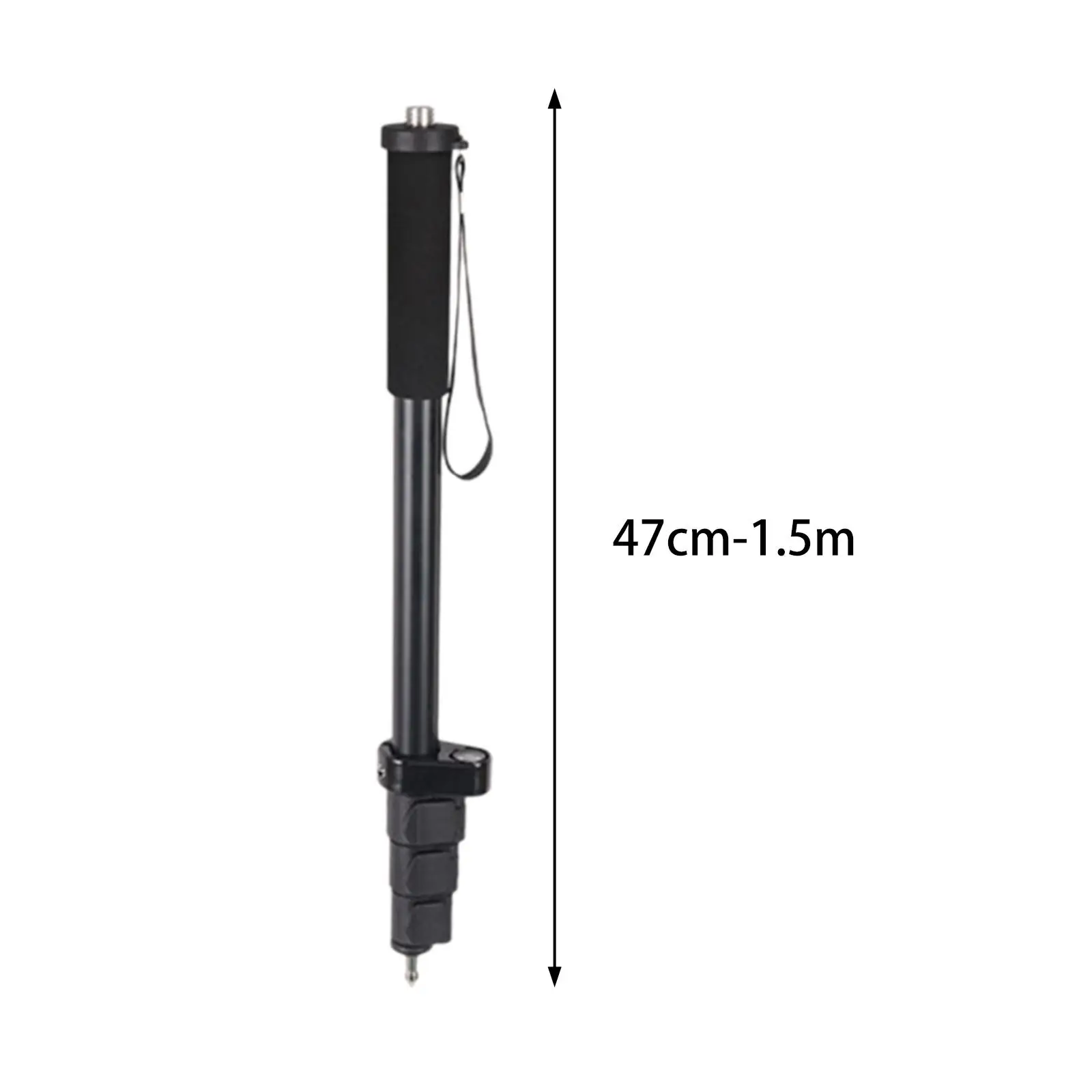 외부 측정 장치를 위한 텔레스코픽 센터링 폴 간편한 운반 다용도 안정 구조 측량 폴