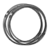 Desatascador de Tuberías de Desagüe para Cocina y Baño de 16 mm de Diámetro y 6 m de Longitud con Cepillo de Extensión y Conector