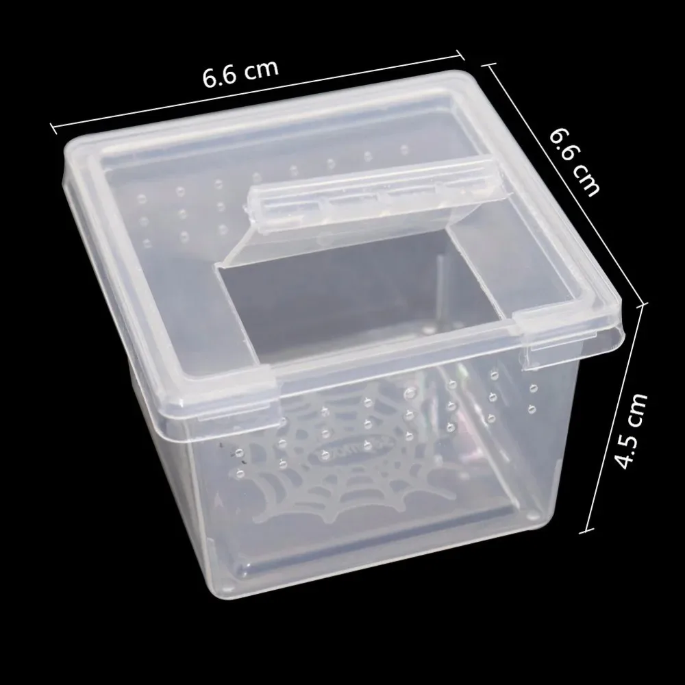 5 Pcs Insect Reptile Spider Hatching Container Frog Breeding Box Suitable For Scorpion Centipede Horned Frog Larvae Breeding Box