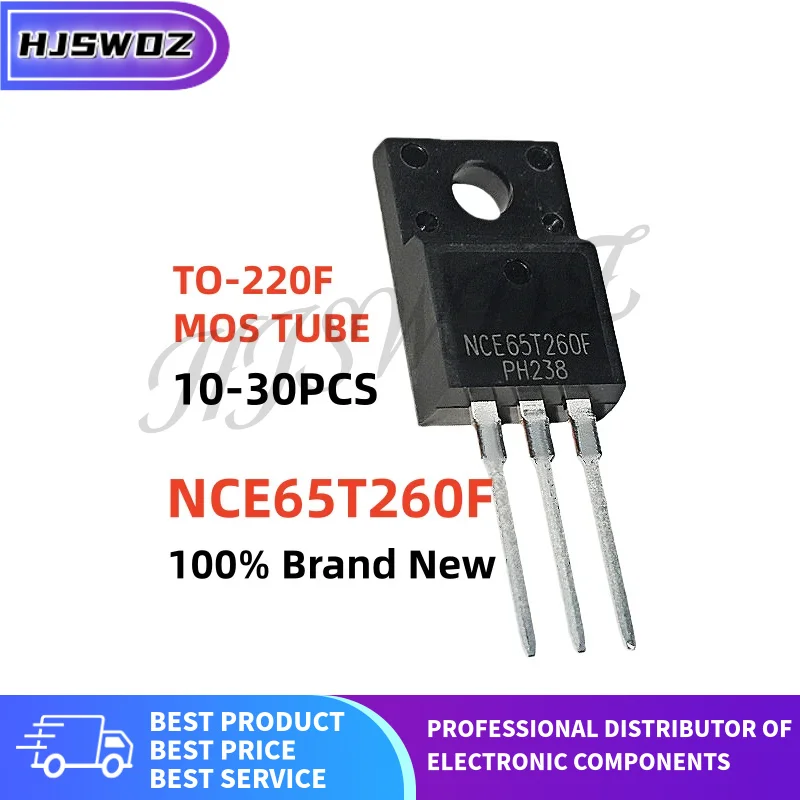 10-30PCS New NCE65T260F NCE65T260 NCE 65T260F TO-220F MOS Transistor