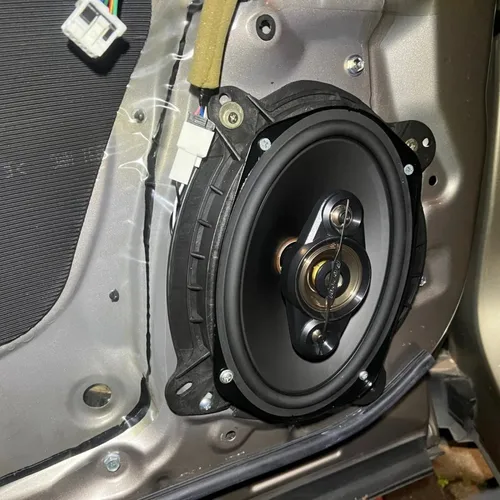 Imagen 2 del producto Placas adaptadoras de montaje de altavoz para puerta delantera de coche, alfombrilla de anillo de soporte de 6x9 pulgadas para Toyota HIGHLANDER CAMRY reiz LAND CRUISER PRADO LEXUS