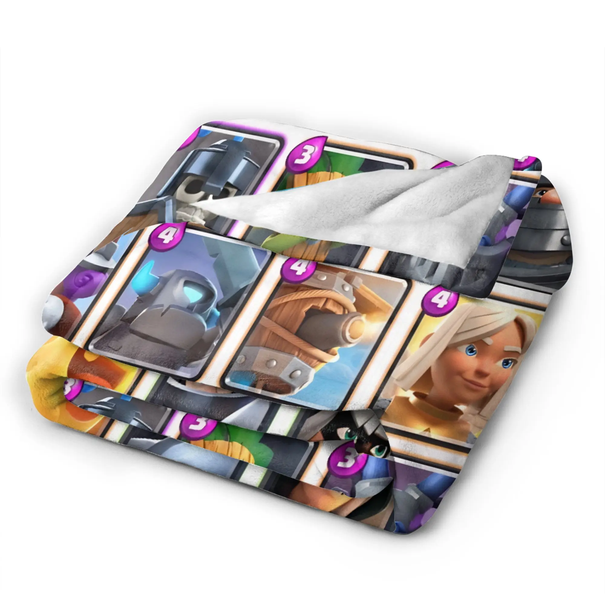 بطانية لعبة Clashes Royaleds، بطانية رمي دافئة رائعة للمنزل في الخريف/الشتاء