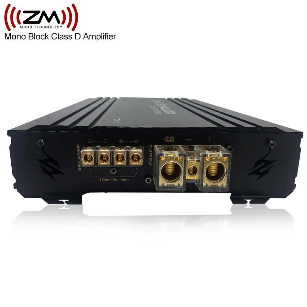 Car Zmplifier classe d RMS 3000W classe D mono amplificatore a 1 canale con telecomando