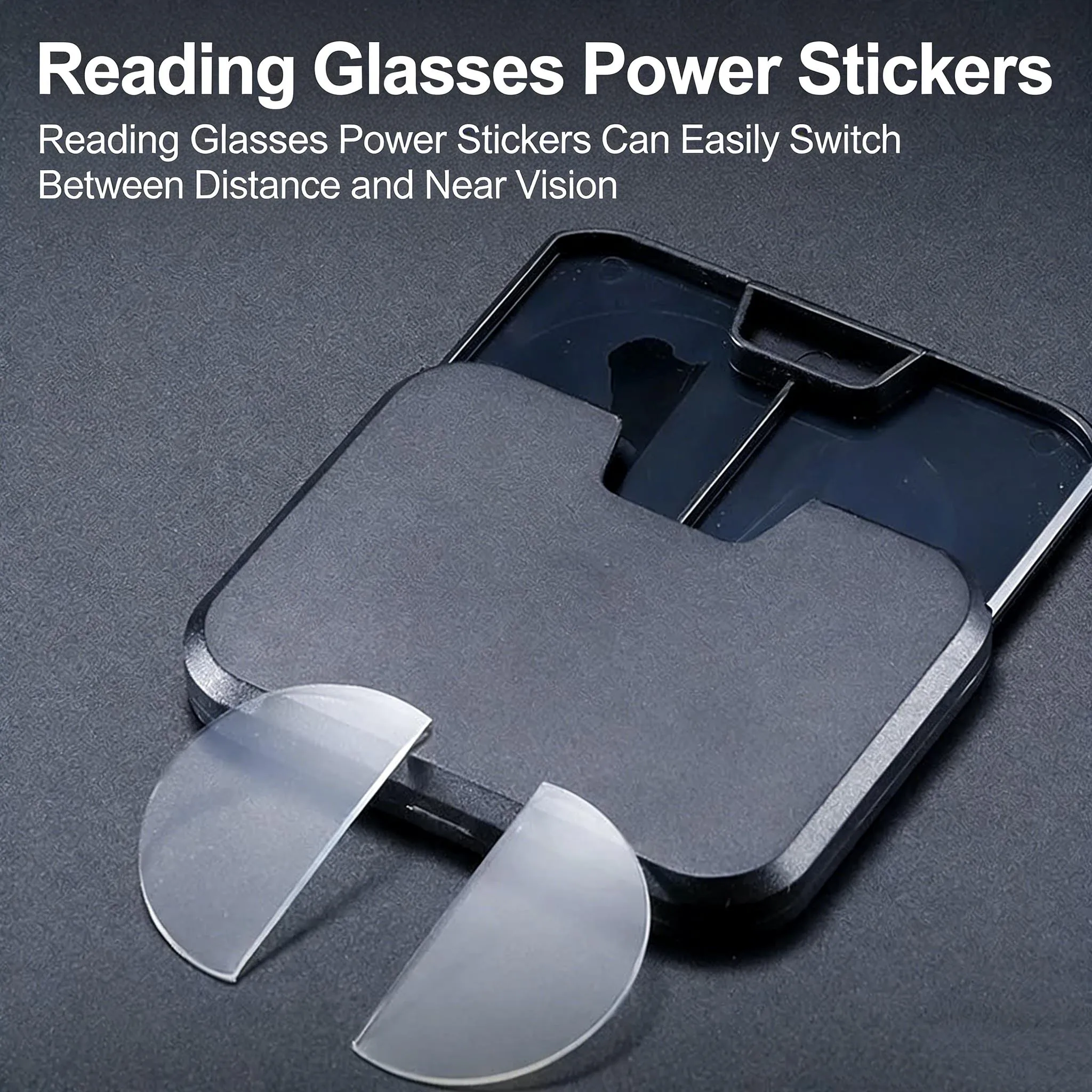 Bifocal Reading Glasses Stickers Lens Mini Portable Liquid Silicone Patches Unisex Prescription Lens Ultra-Light Ultra-Thin