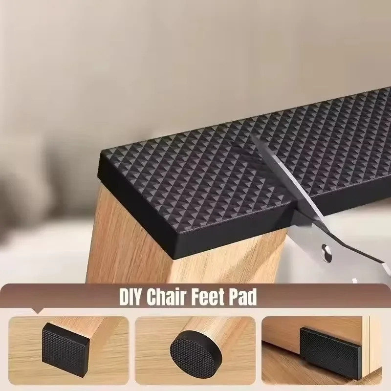 Thickened Wear-Resistant Silent Foot Pad for Chair Stool Sofa Anti-Slip Table Leg Pad Sofa Bed Corner Anti-Collision Protection