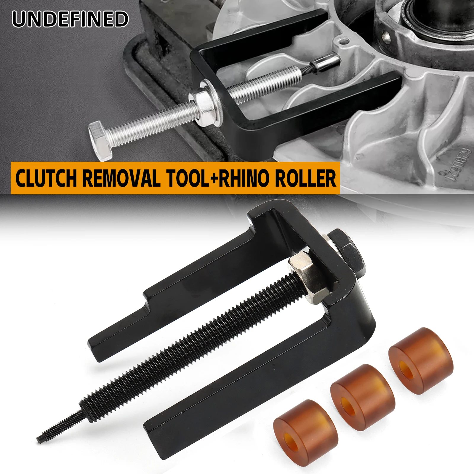 Para Maverick X3 herramienta de extracción de Extractor de pasadores de rodillo de embrague y Kit de rodillo de rinoceronte de embrague impulsado UTV para Can-Am Maverick X3 2017-2021
