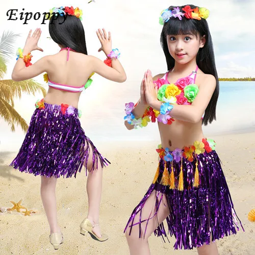 أزياء الرقص الشرقي تنورة العشب ، ملابس رياض الأطفال ، ملابس أداء التشجيع الجديدة