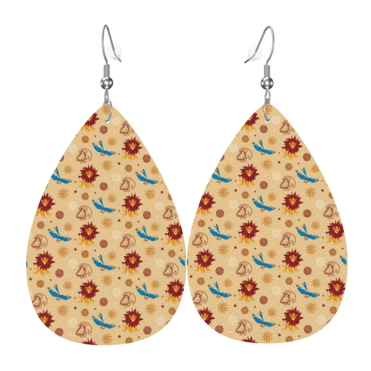 

Серьги-подвески «Король Лев» из кожи, модные аниме-серьги для женщин на День святого Валентина