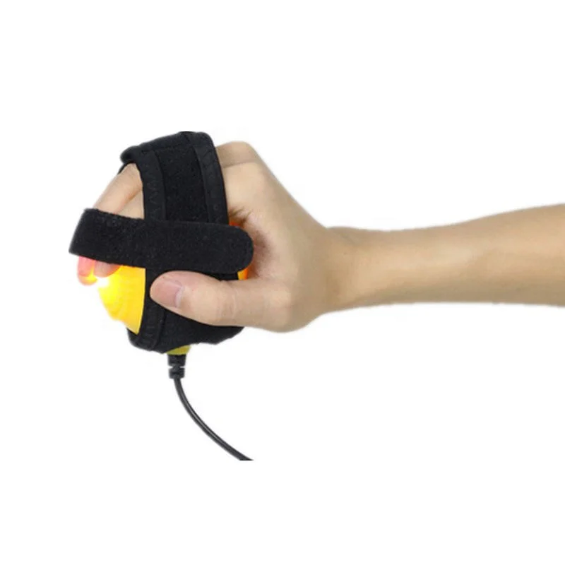 Orthèse de doigt de boule de rééducation de main anti-spasticité avec le Massage de vibration infrarouge lointain pour l'exercice d'impaiement des mains