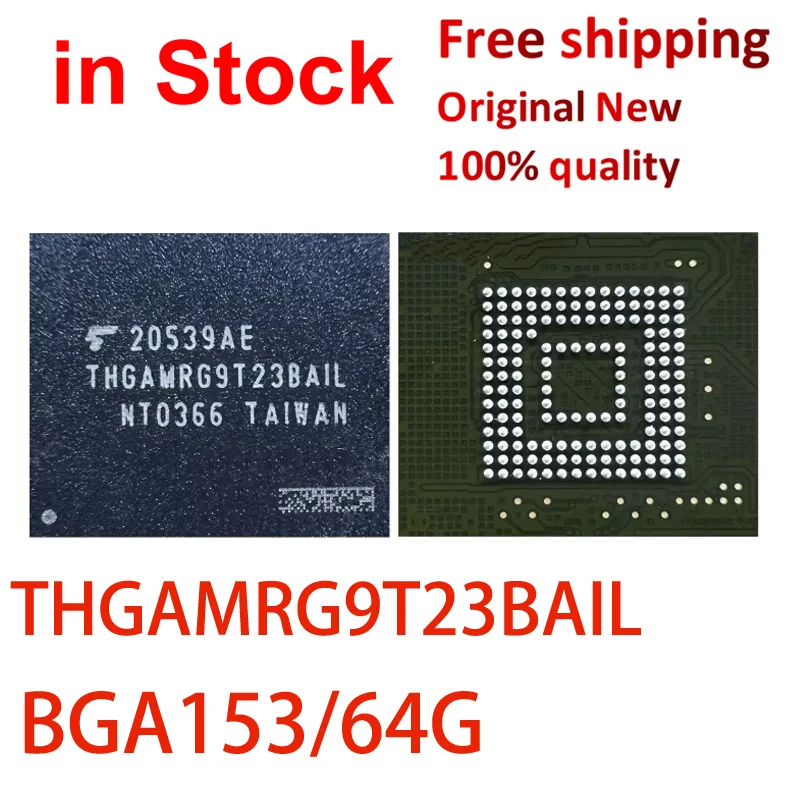 

(1 шт.) 100% новый THGAMRG9T23BAIL THGAMRG9T23BA1L 64G BGA153 EMMC5.1 хранилище IC чипсет