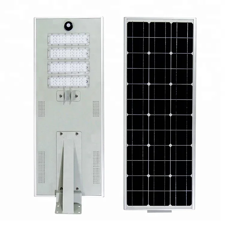 DAWN Aluminum Housing Outdoor Ip65 Waterproof 20w 30w 40w 60w 80w All In One Led Solar Street Light