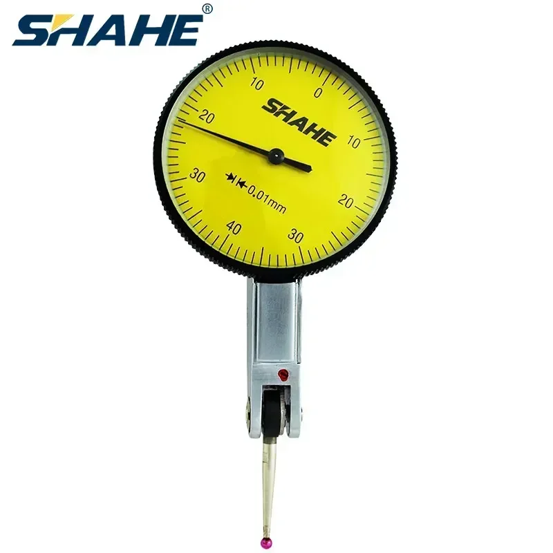 SHAHE 0-0.8mm Dial Test Indicator 0.01mm Dial Indicator High Quality Dial Gauge Indicator With Gems Dial Test Indicator