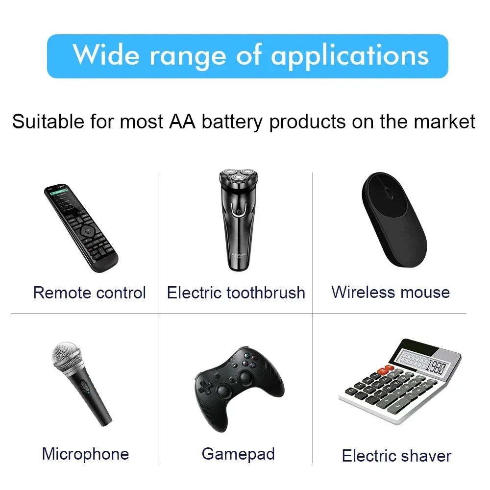 3800mAh AA 1.2V Battery Ni-MH Rechargeable Battery for Toy Remote Control Rechargeable Batteries AA 1.2v 3800mah Battery image 5