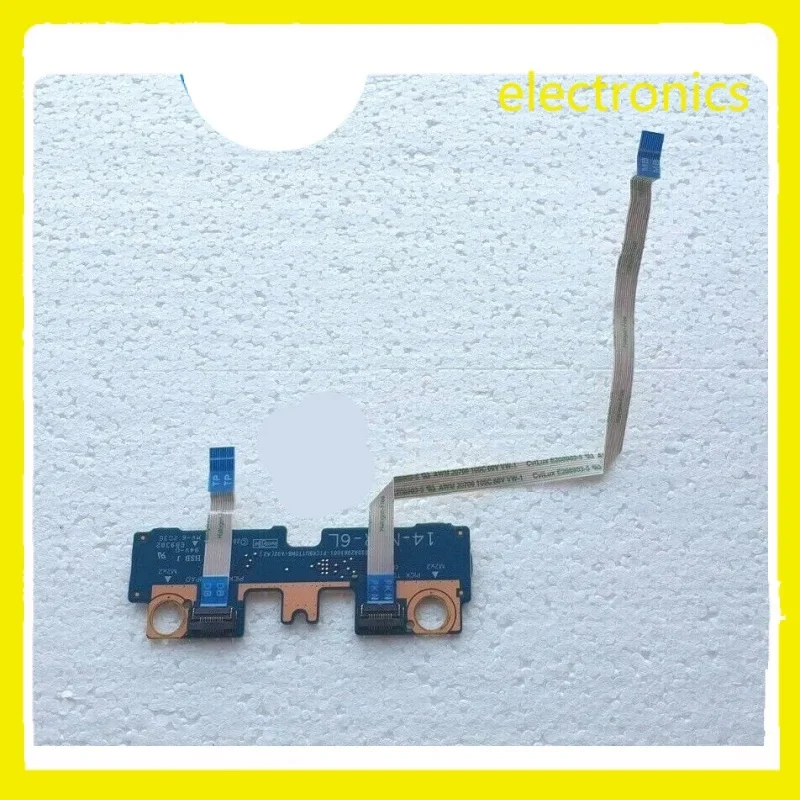 90%New FOR HP 14-CF 14-DK Trackpad Touchpad Click Button Board Cable L24486-001 6050A2981001.