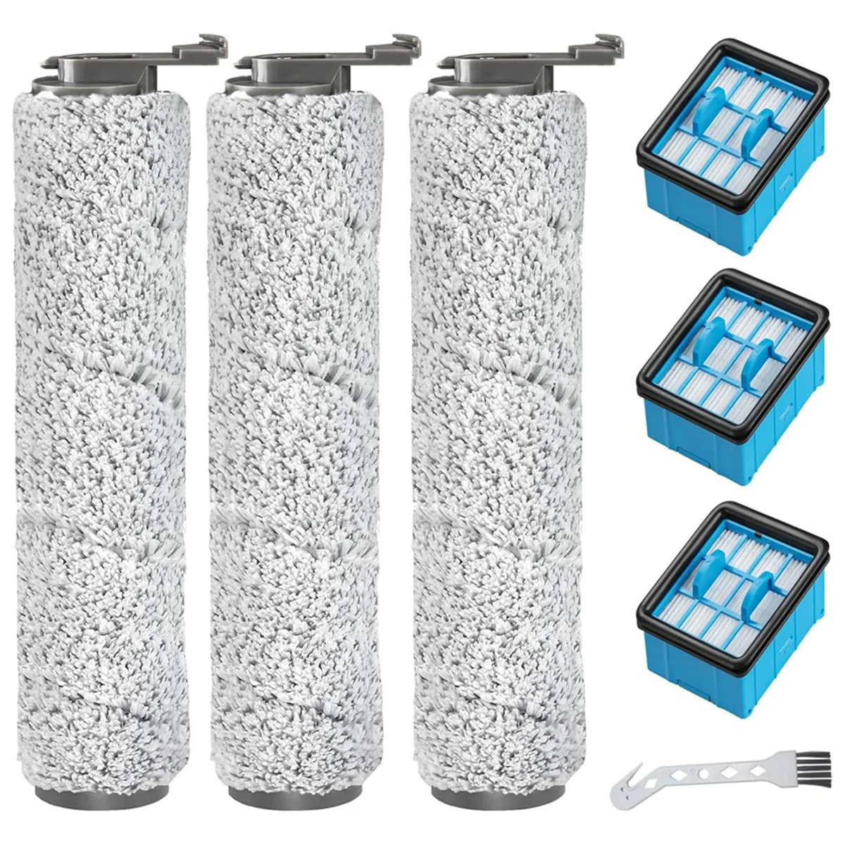 3882 gulungan sikat dan Filter suku cadang pengganti untuk CrossWave 3882 3883 Aksesori vakum kering basah