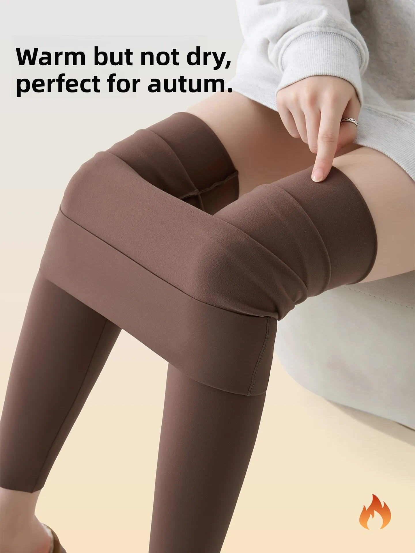 High Waist Slimming arkskin Yoga Pants Women's Outerwear Spring Autumn No Trace Base Layer Thiened Butt Lifting Sports
