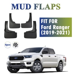 2019 2020 2021 FOR Ford Ranger Mud Flaps Guard Splash Mudguard Fender Mudflaps Car Accessories Front Rear 4pcs