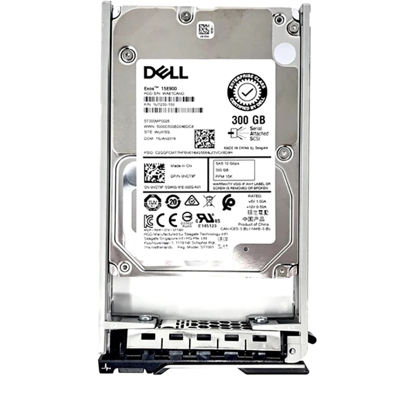 Real Dell Server Hard Drive 300gb 15K 3.5 R750 R660 R550 R760XS 