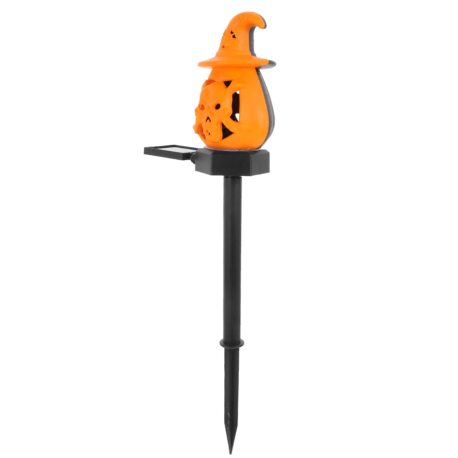 

Solar Powered Plastic Pumpkin Stake Light for Halloween Outdoor Decoration Yard Festive Atmosphere Party DIY Decor