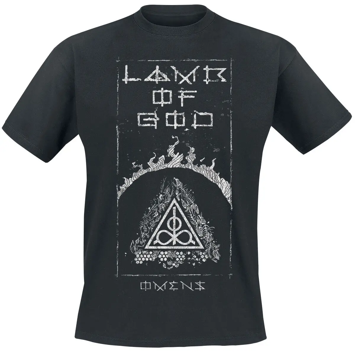 Crow Lamb of God T-Shirt für Männer und Frauen, Metal-Rock-Band-Grafik-T-Shirt aus Baumwolle, Sommer-Streetwear-Oberteil – Detail 3
