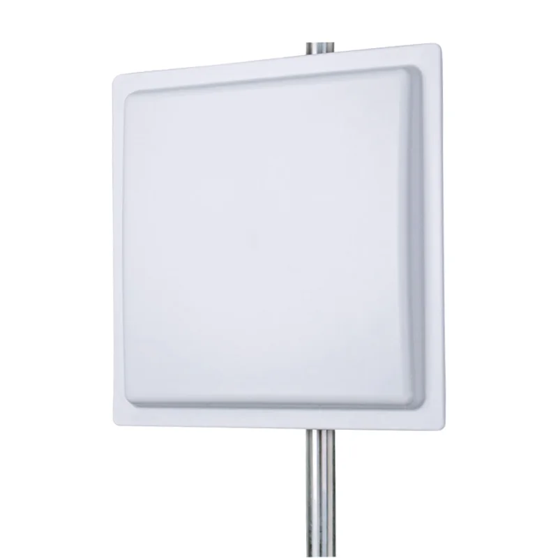 Impinj E710 Pembaca RFID UHF Jarak Jauh Terintegrasi 30m Antena Gain 12dbi Terpasang Relay USB Antarmuka TCP IP Untuk Kontrol Akses