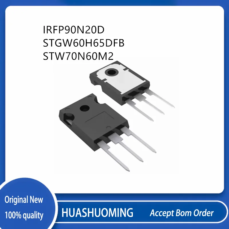 10Pcs/Lot  IRFP90N20D 90N20 STGW60H65DFB GW60H65DFB  70N60M2 STW70N60M2 TO-247