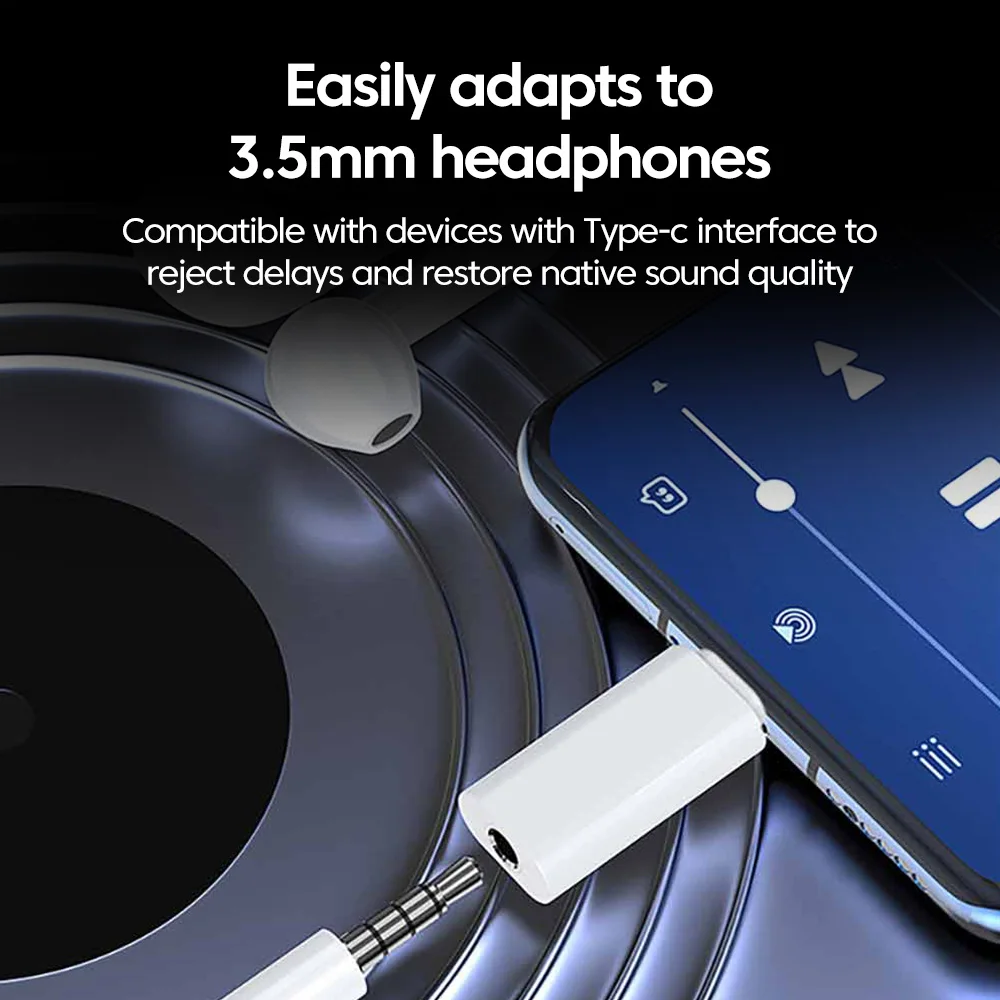 USB/Type C to 3 5 mm jack Audio Adapter 3.5mm Aux Female Converter Wired Earphone For iPhone15 Samsung Xiaomi Laptop Computer