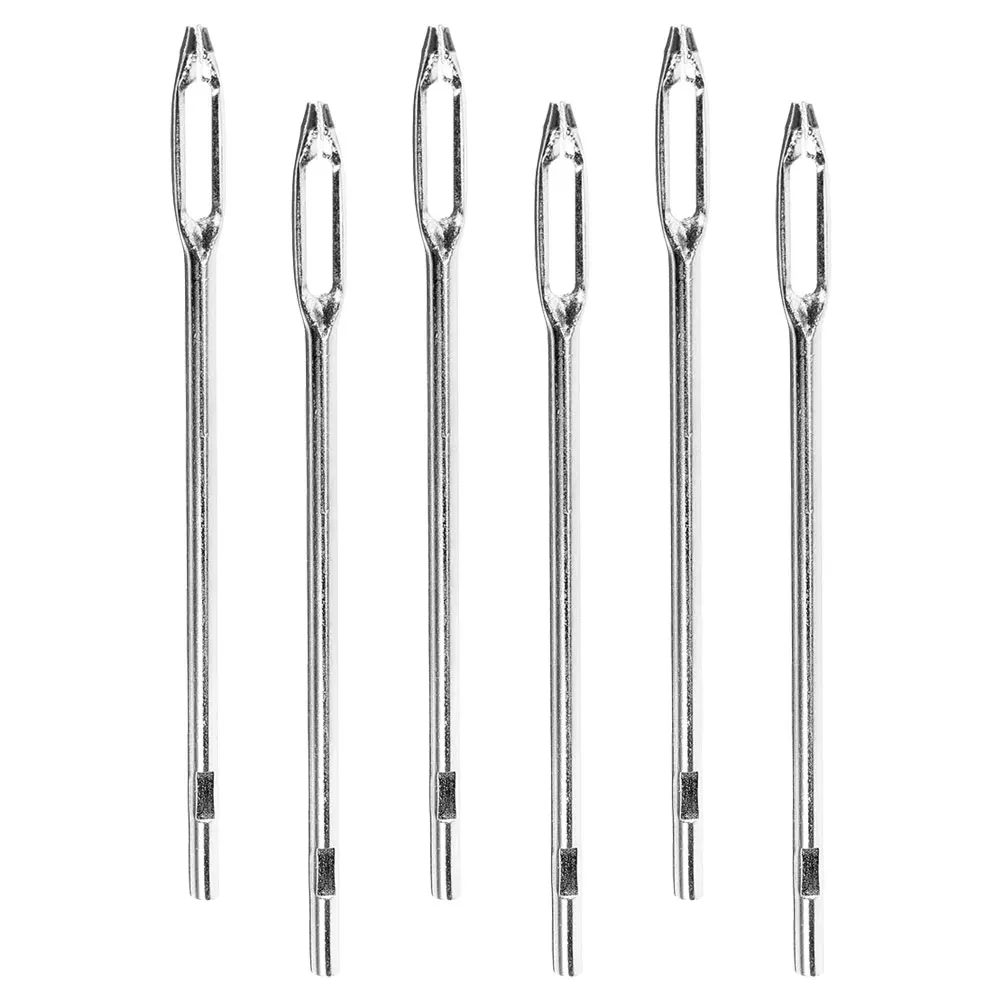 

6 Pcs Tire Repair Needle Glue Strip Motorcycle Kit Bike Tubeless Auto Tools Puncture Replacement Steel Maintenance