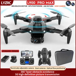 L900 Pro MAX GPS Drone 4K Professional Dual HD Camera 5G FPV 360° Obstacle Avoidance Brushless Motor RC Quadcopter Toys For Kids