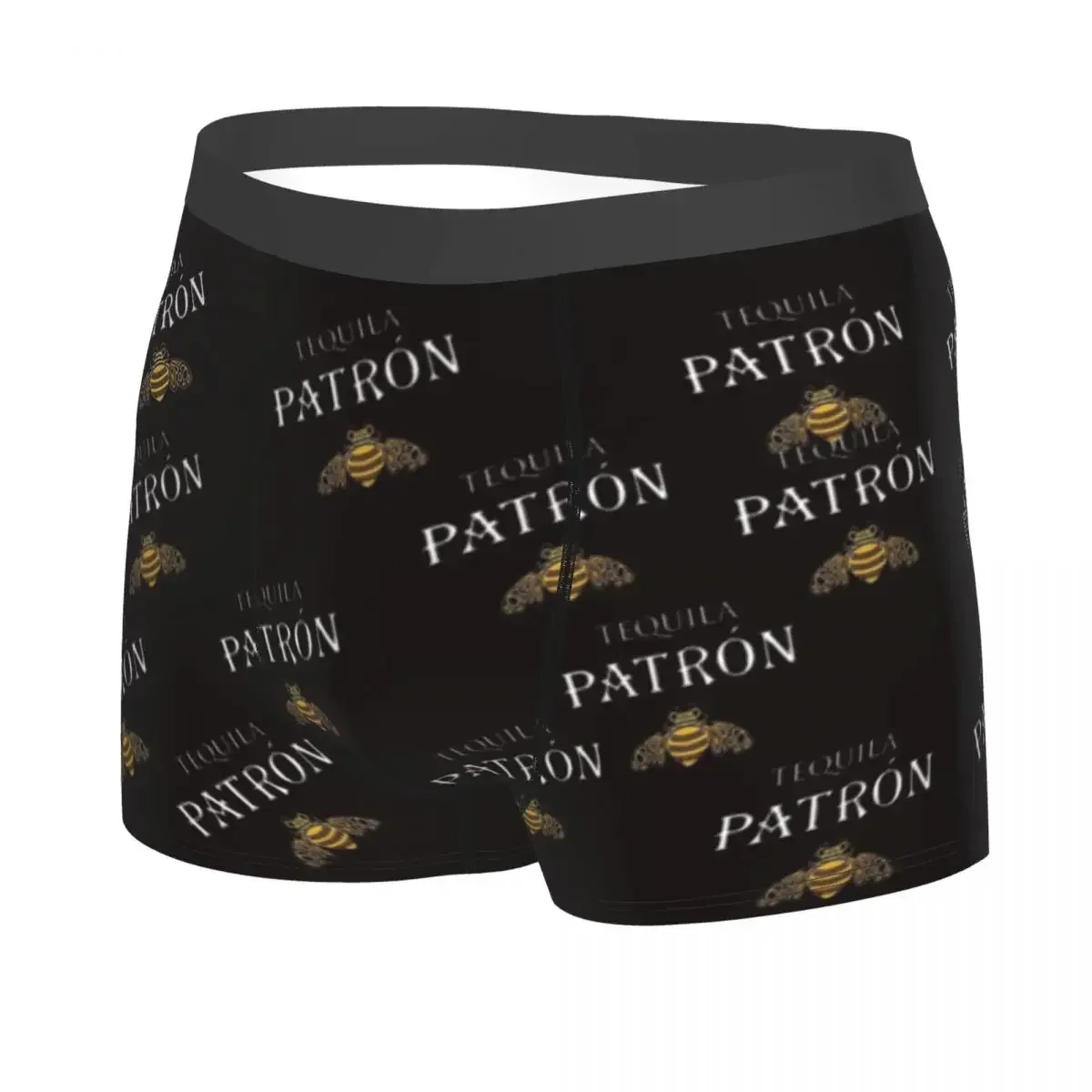 Patron Tequila Logo Classic Man's Boxer Briefs Bacardi Highly Breathable Underwear Top Quality Print Shorts Birthday Gifts