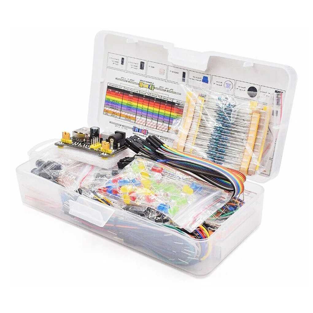 830Pcs/Box DIY Project Starter Kit For Arduino UNO R3 Kit Electronic DIY Kit Electronic Component Set With Tie-points Breadboard